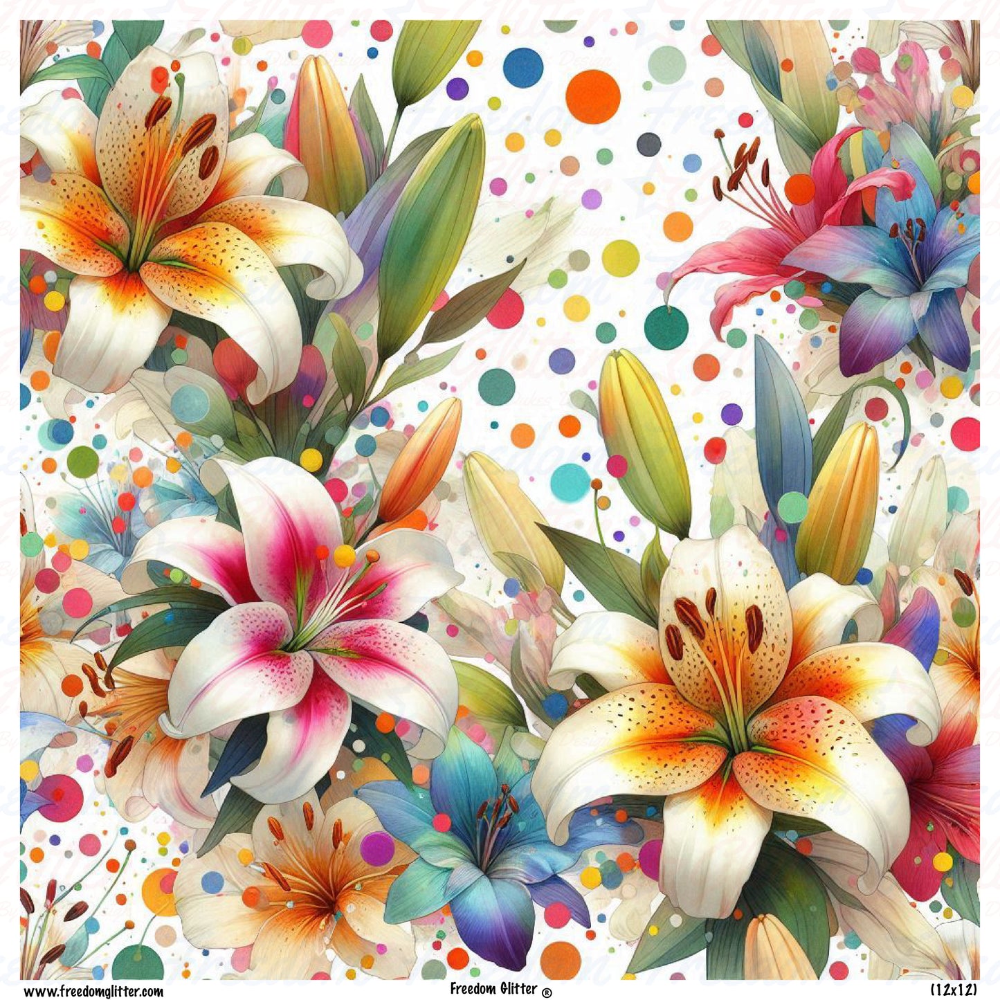 Lilies 7 (Printed Vinyl)