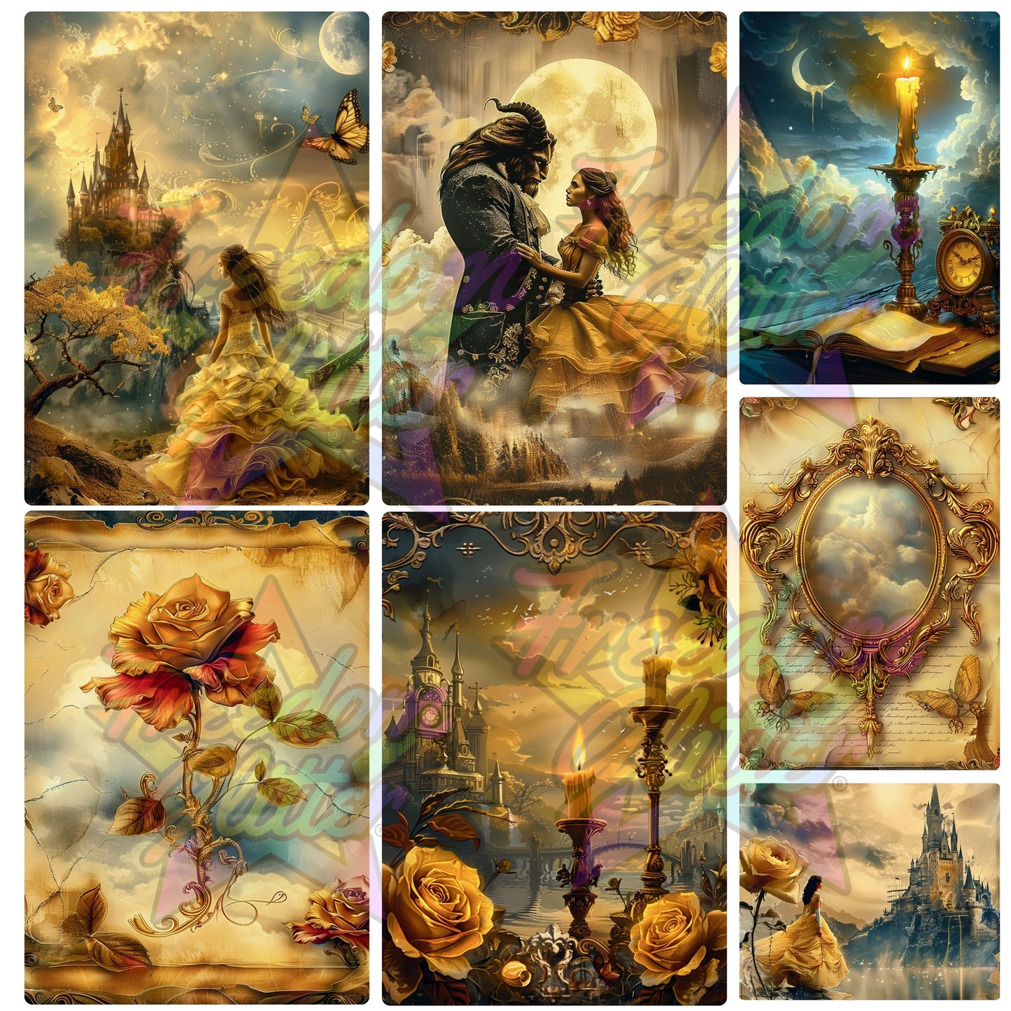 Mixed Image Sheet - Belle of the Ball 2 (Printed Vinyl)
