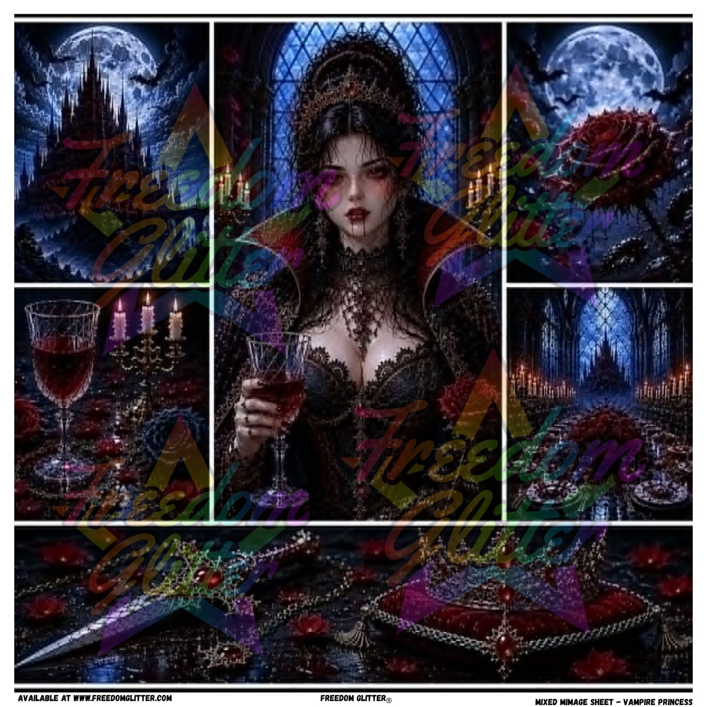 Mixed Image Sheet - Vampire Princess (Printed Vinyl)