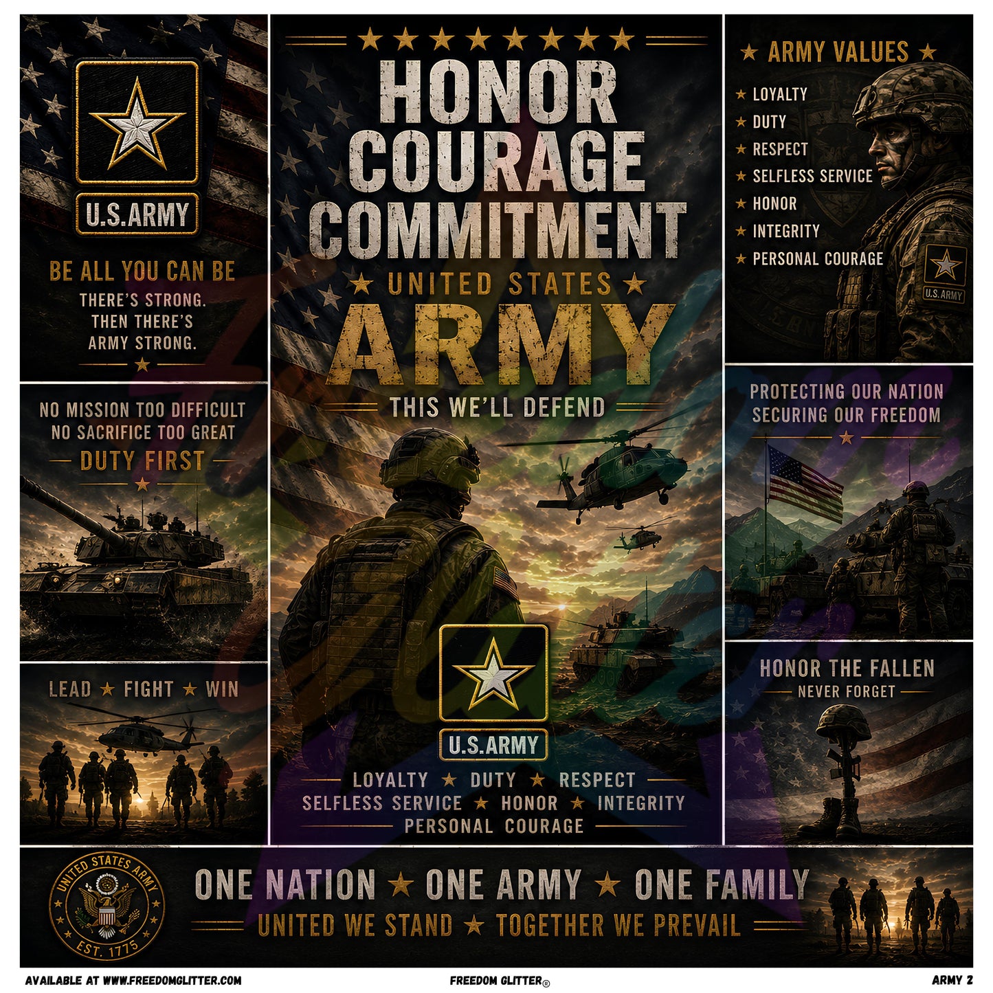 Mixed Image - Army 2 (Printed Vinyl)