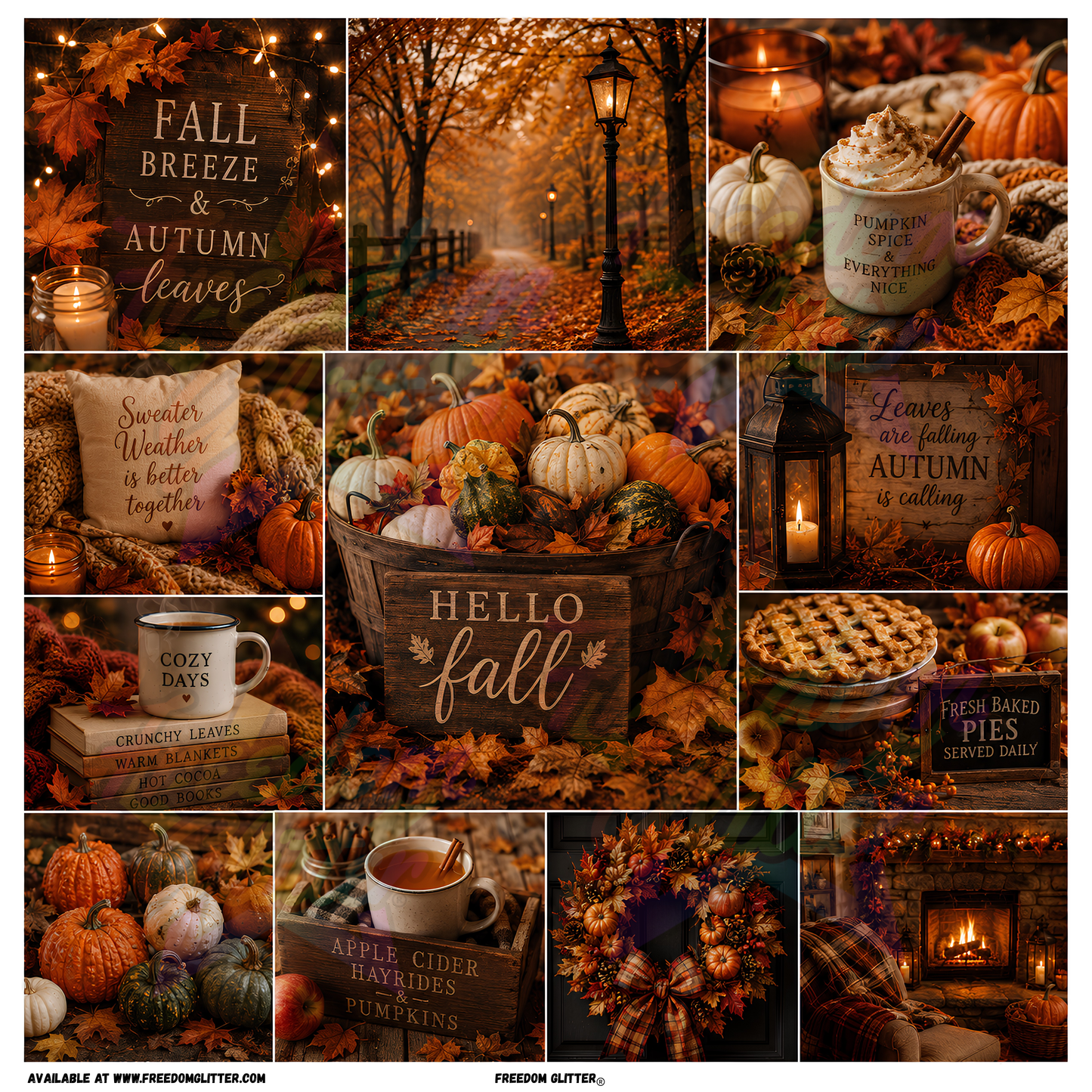 Mixed Image - Fall (Printed Vinyl)