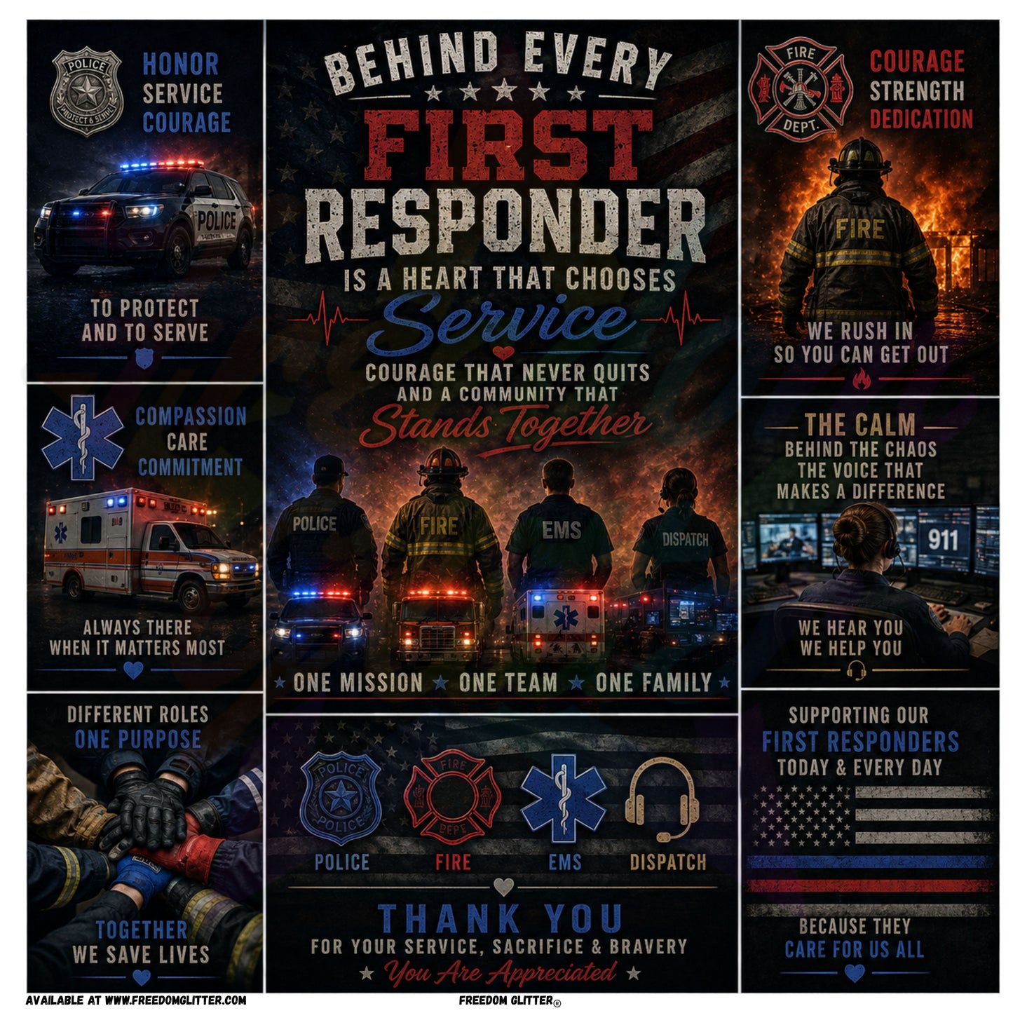 Mixed Image - First Responder (Printed Vinyl)