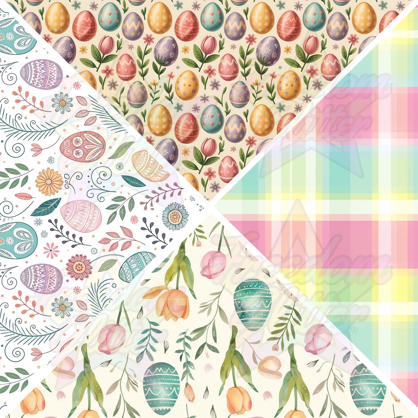 Mixed Triangles - Easter 1 (Printed Vinyl)