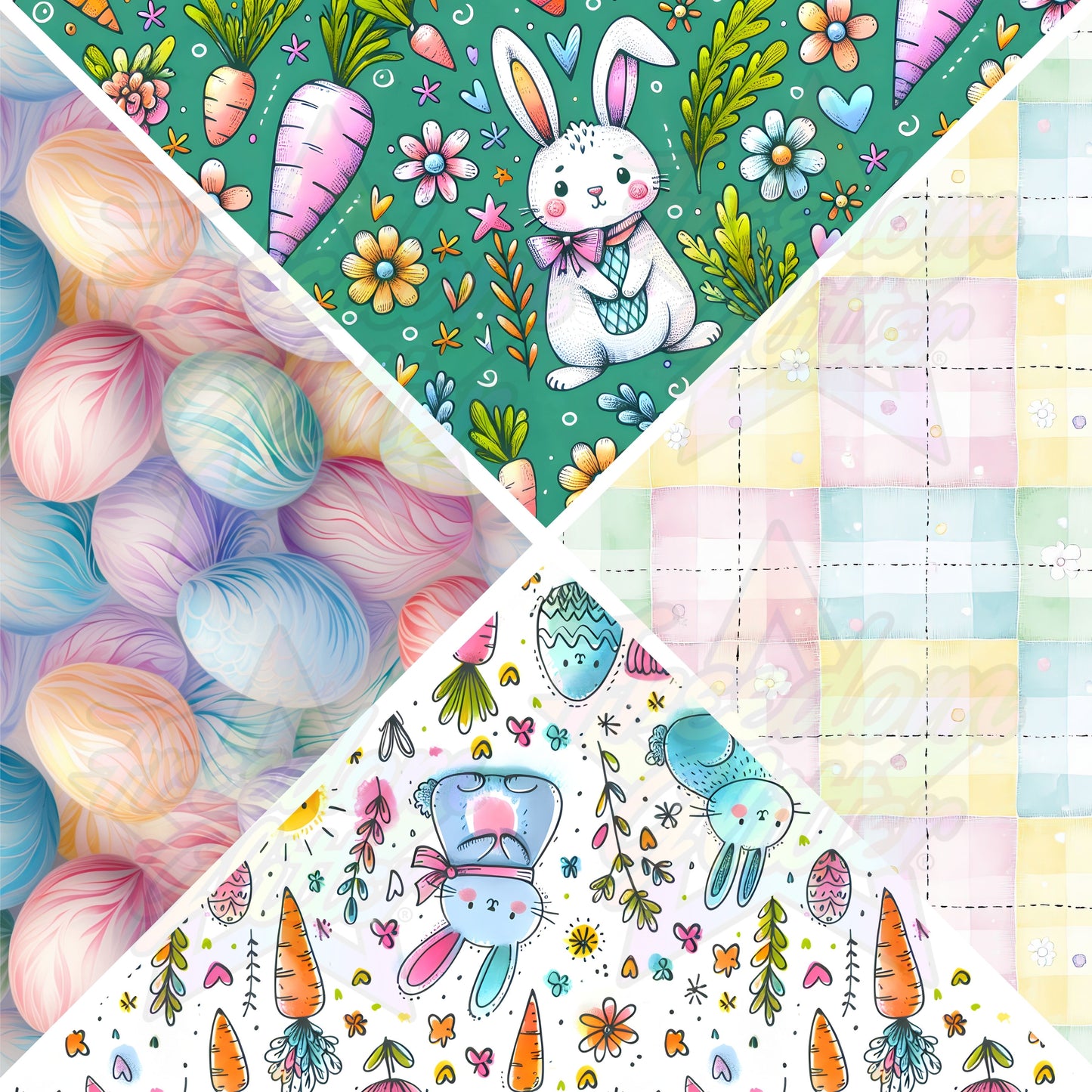 Mixed Triangles - Easter 2 (Printed Vinyl)