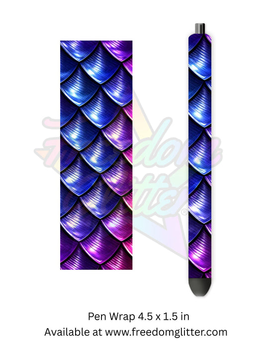 Metallic Dragon Scales - Galaxy (Printed Vinyl)
