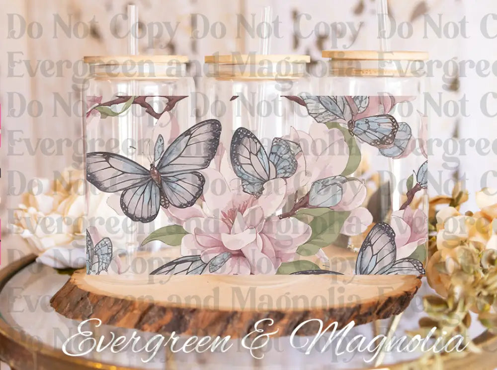 Mute flowers-Butterflies