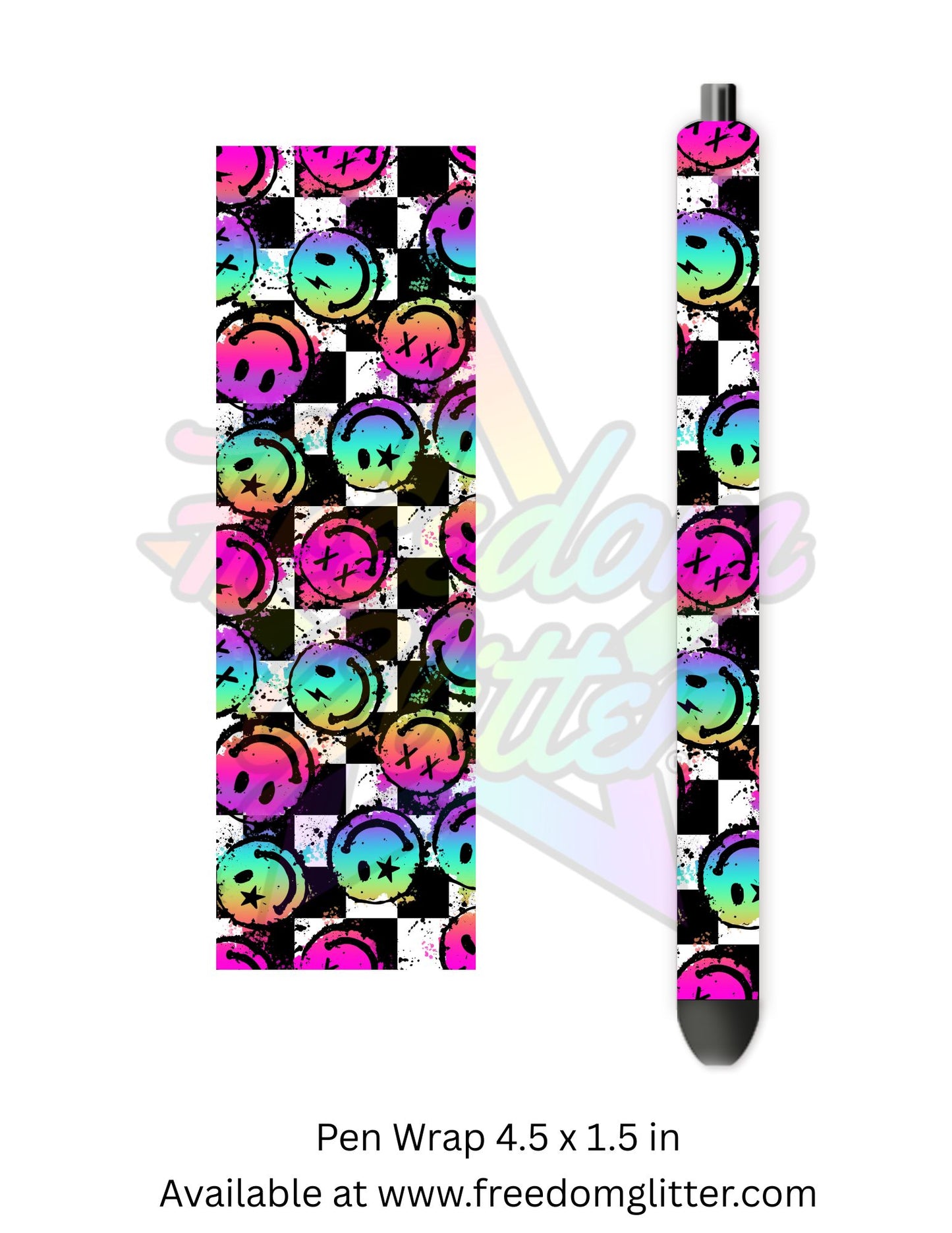 Neon Retro Grunge 1 (Printed Vinyl)