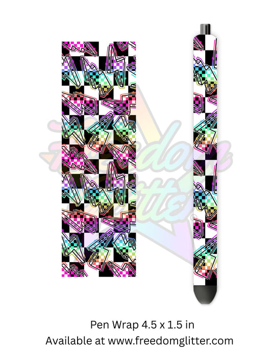 Neon Retro Grunge 4 (Printed Vinyl)
