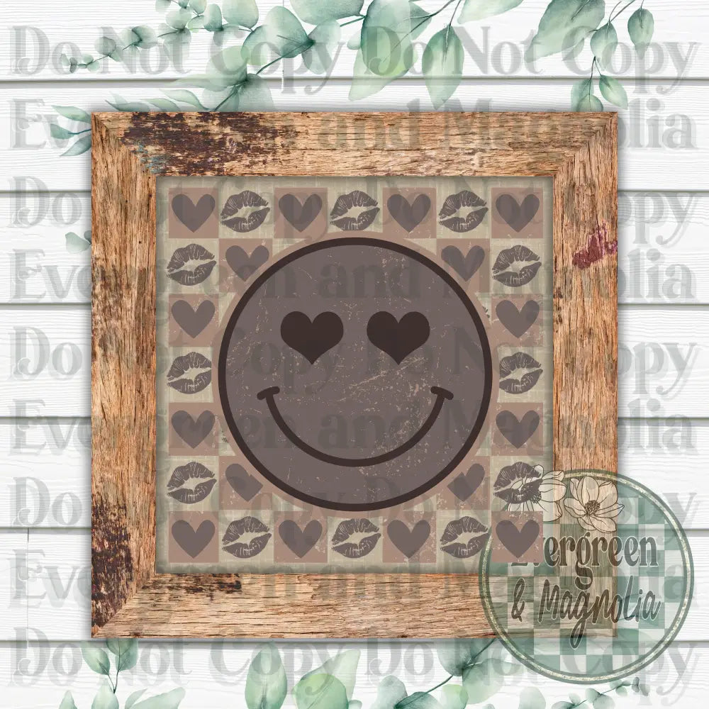 Neutral valentines smiley