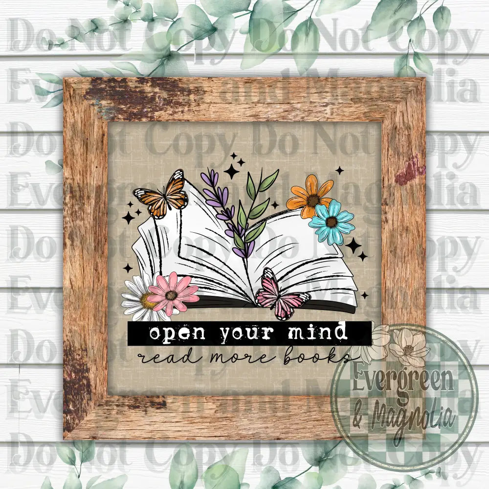 Open Your Mind Read More Books