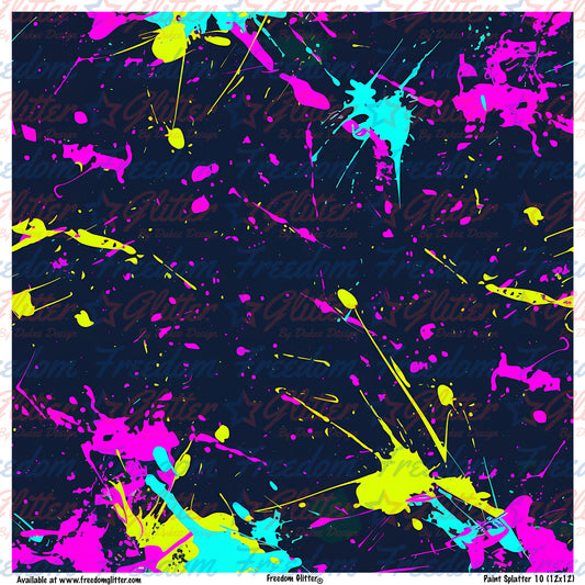 Paint Splatter 10 (Printed Vinyl)