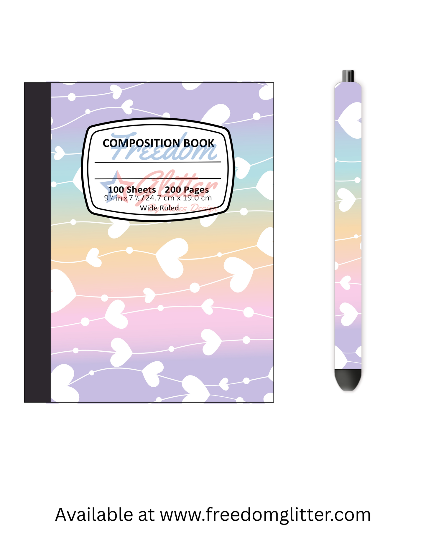 Pastel Love 4 Notebook Cover