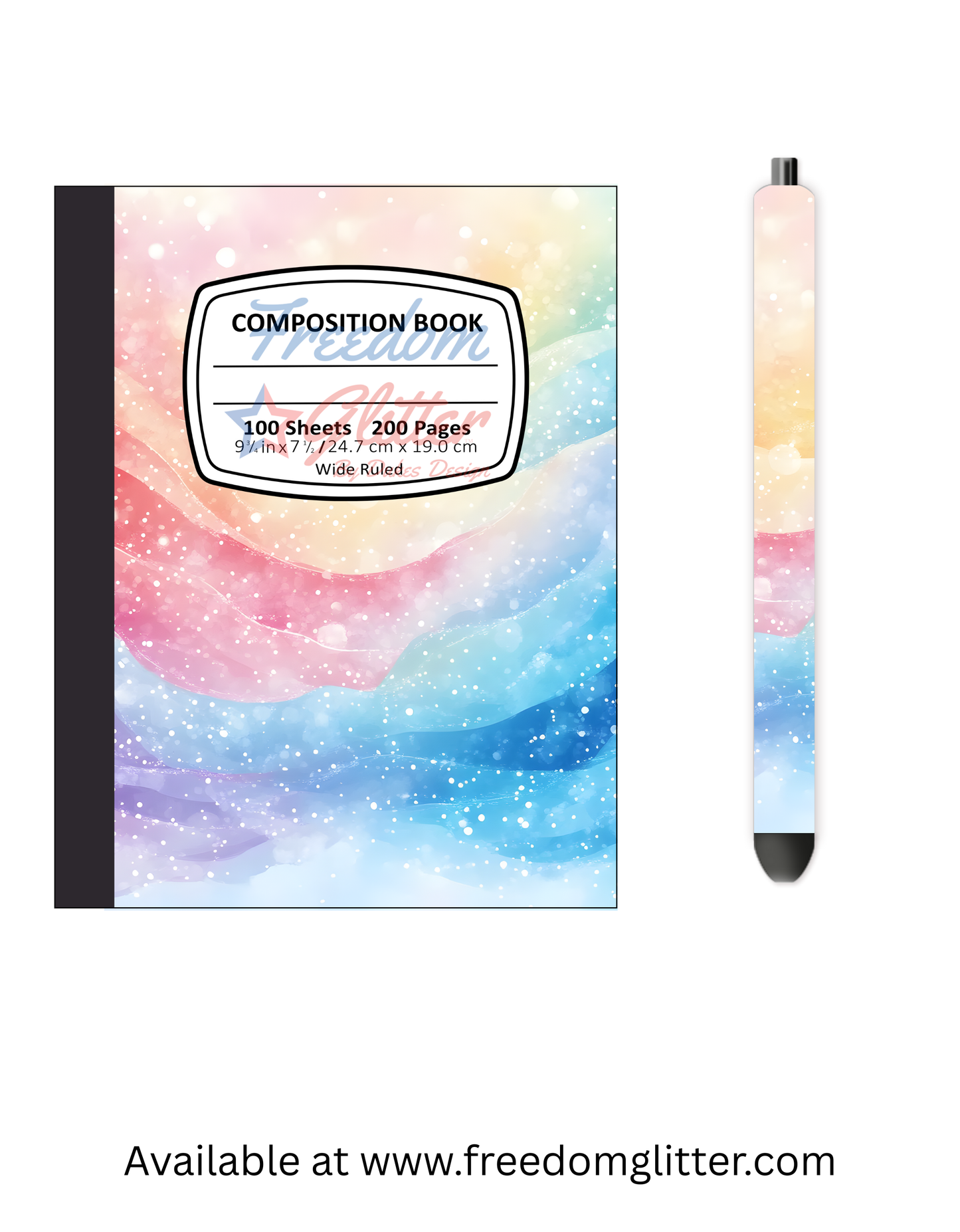 Rainbow Pastel 1 Notebook Cover