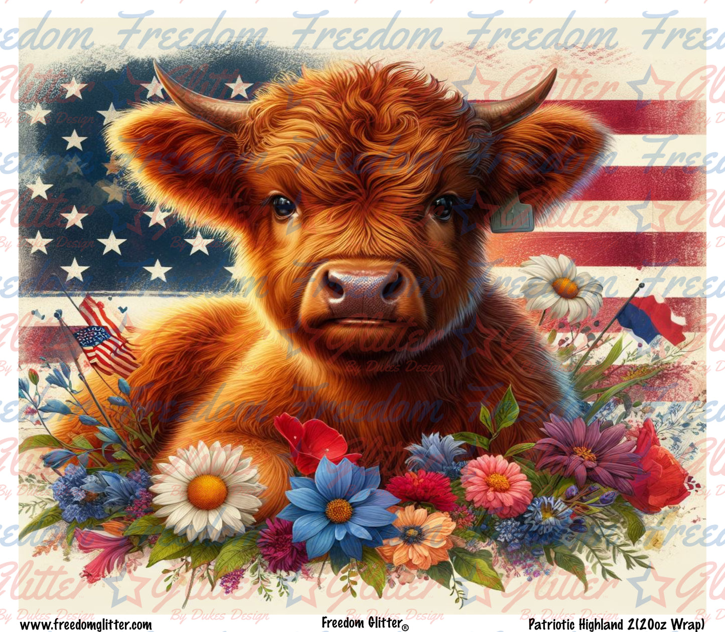 Patriotic Highland 2 (Printed Vinyl)