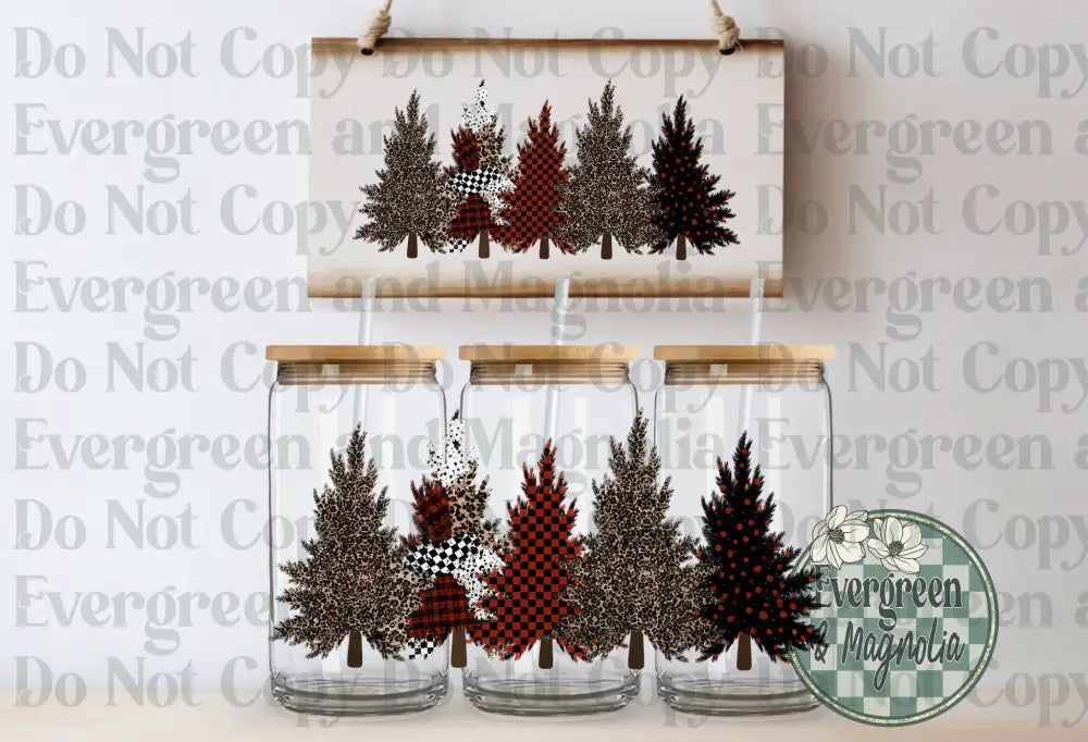 Pattern Christmas Trees