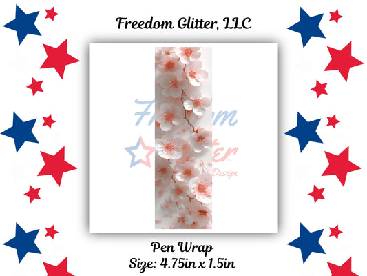 Pen Wrap - Floral Resin 31 Decal (UVDTF)