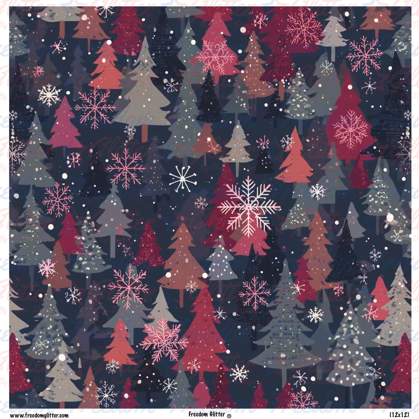 Pine Trees 2 (Printed Vinyl)