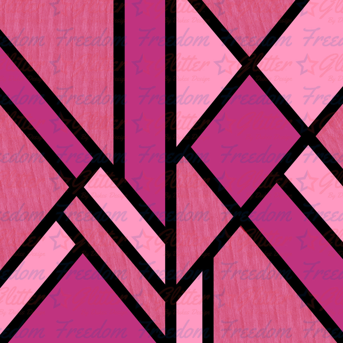 Pink Abstract (Printed Vinyl)