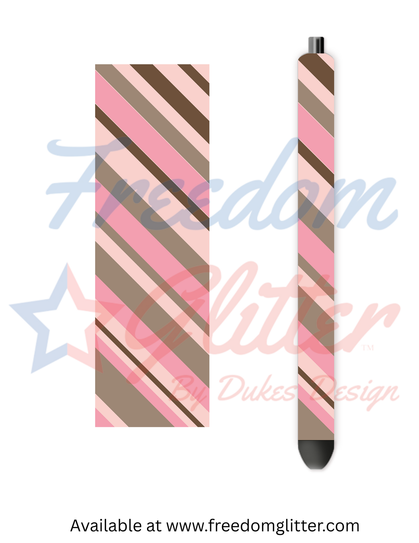 Pink Boho 2 Pen Wrap (Vinyl)