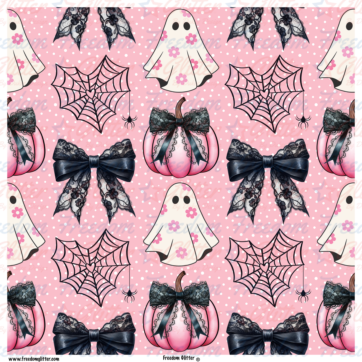 Pink Ghosts & Bows (Printed Vinyl)