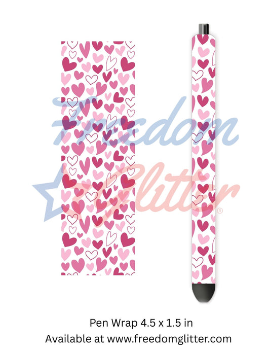 Pink Hearts 2 (Printed Vinyl)