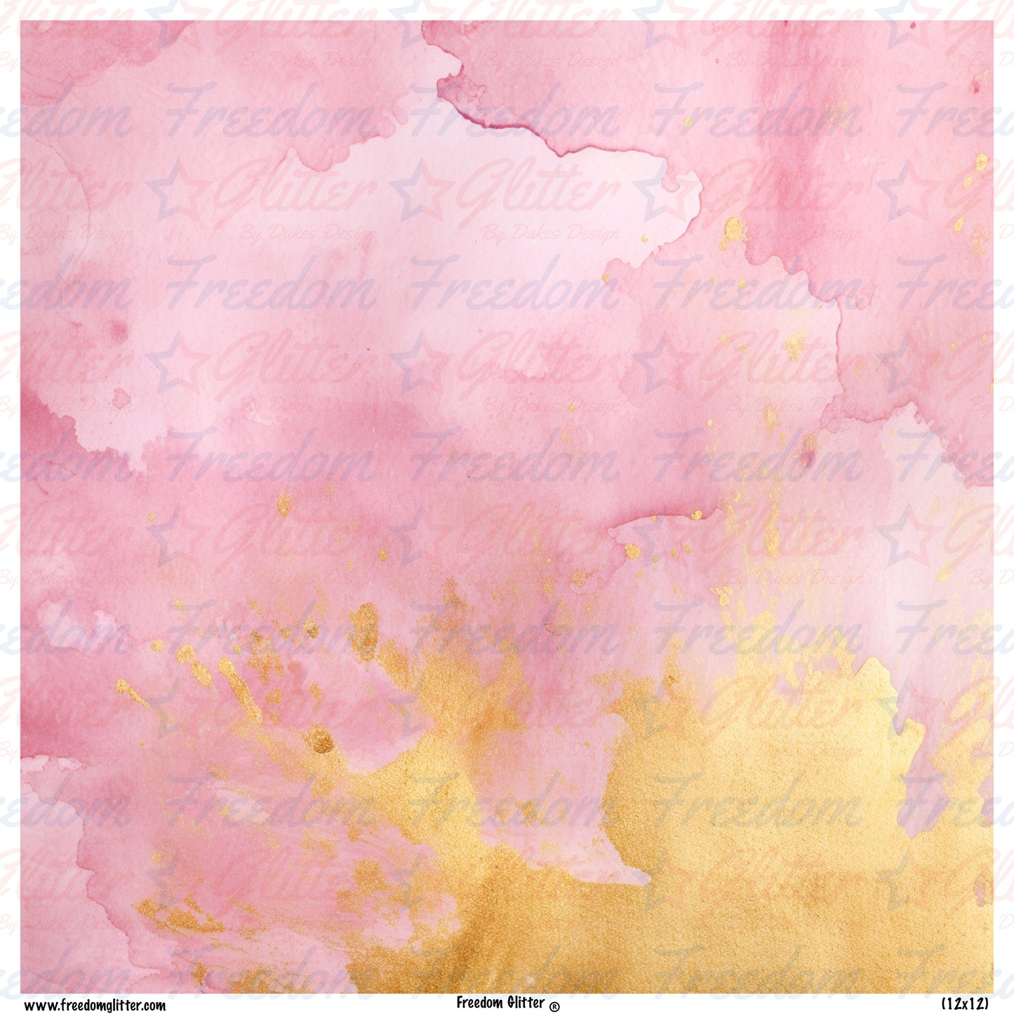Pink & Gold 1 (Printed Vinyl)