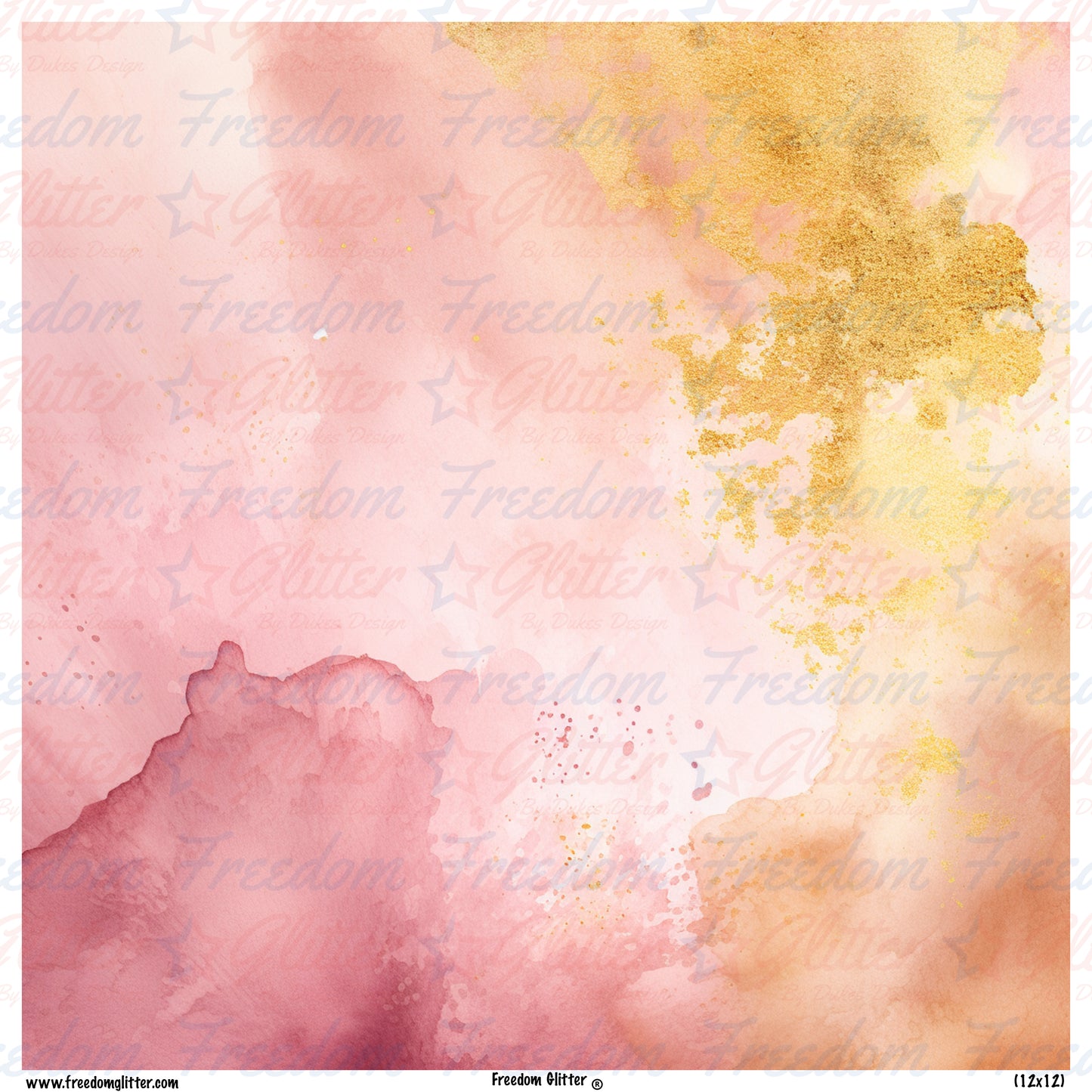 Pink & Gold 2 (Printed Vinyl)