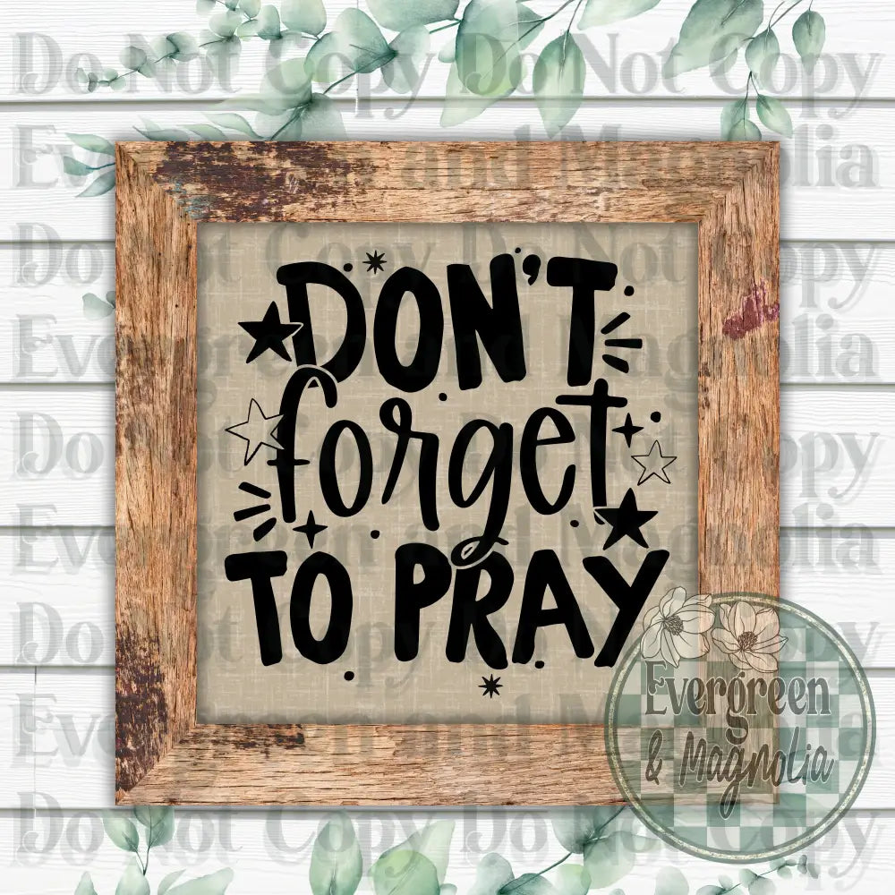 Pray (black)