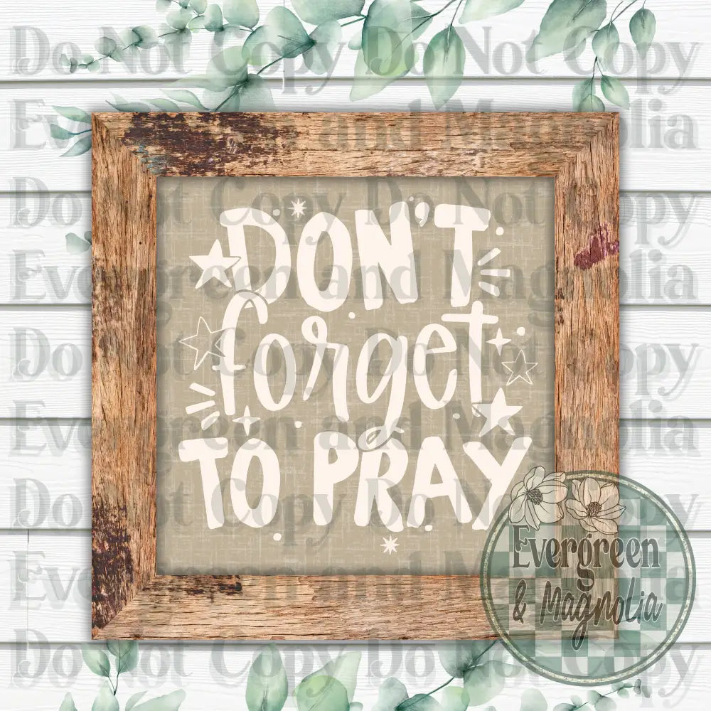 Pray (White)