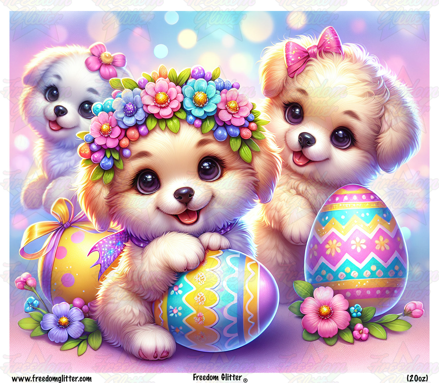 Puppy Easter 2 (Printed Vinyl)