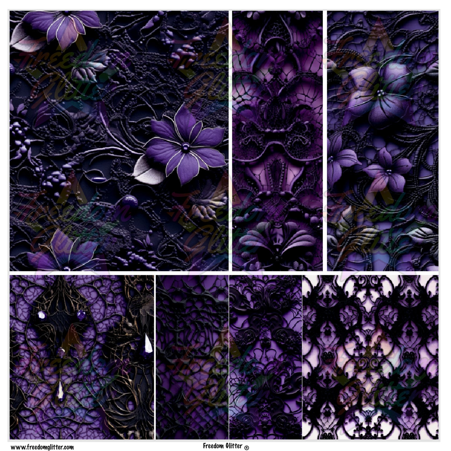 Purple Lace (Printed Vinyl)