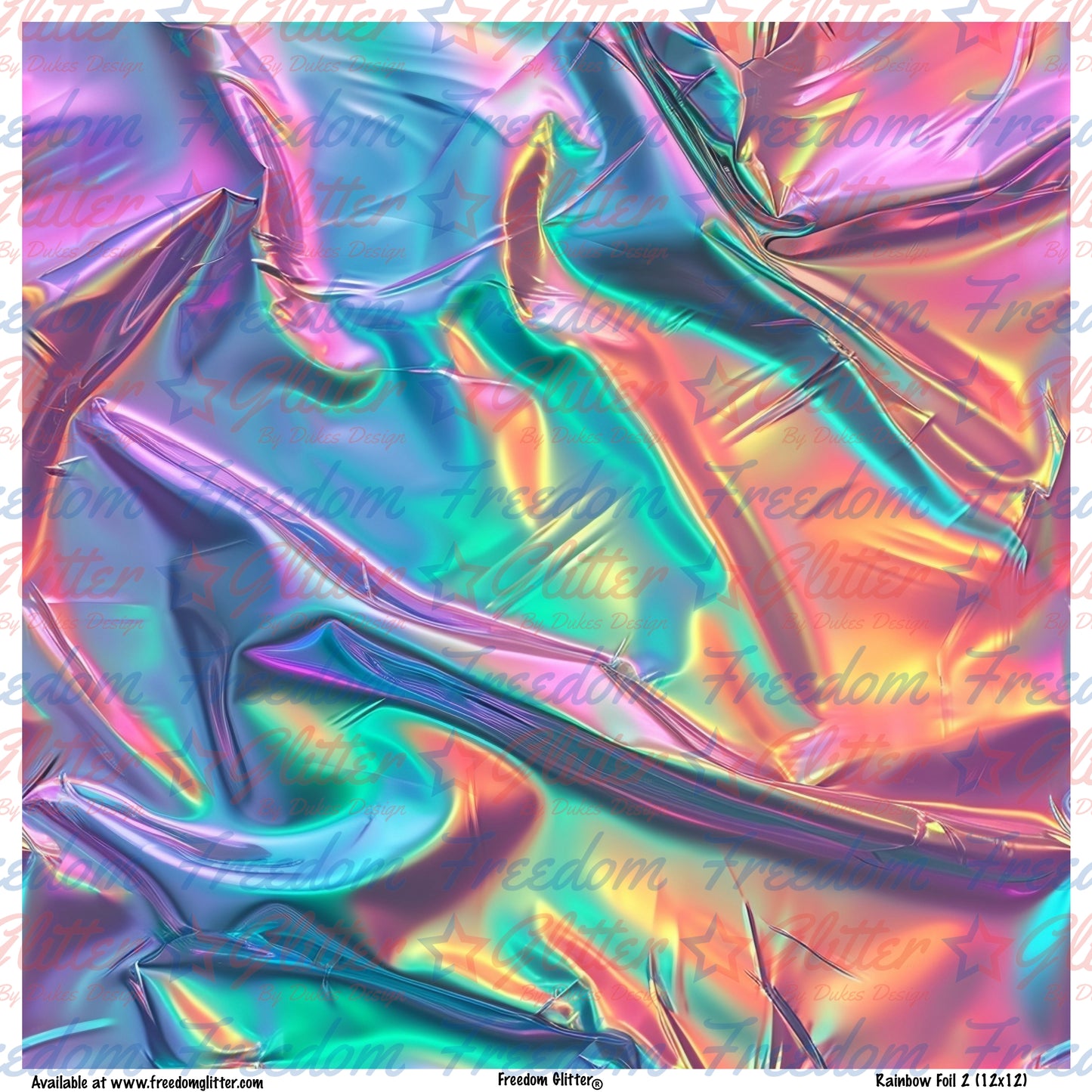 Rainbow Foil 2 (Printed Vinyl)
