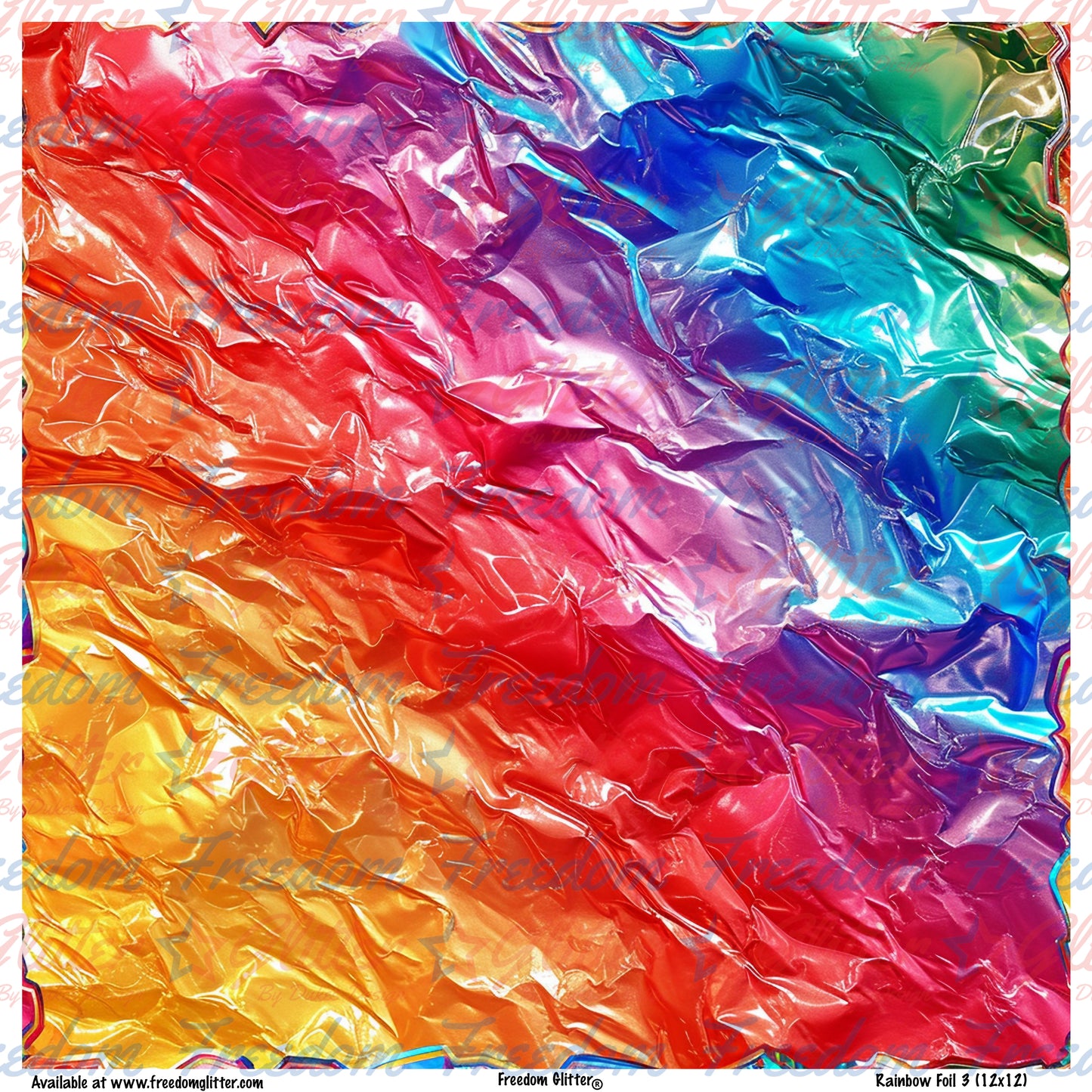 Rainbow Foil 3 (Printed Vinyl)