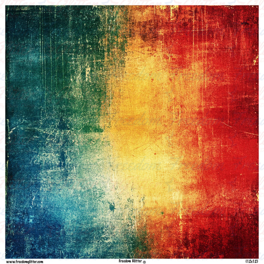 Rainbow Grunge 5 (Printed Vinyl)