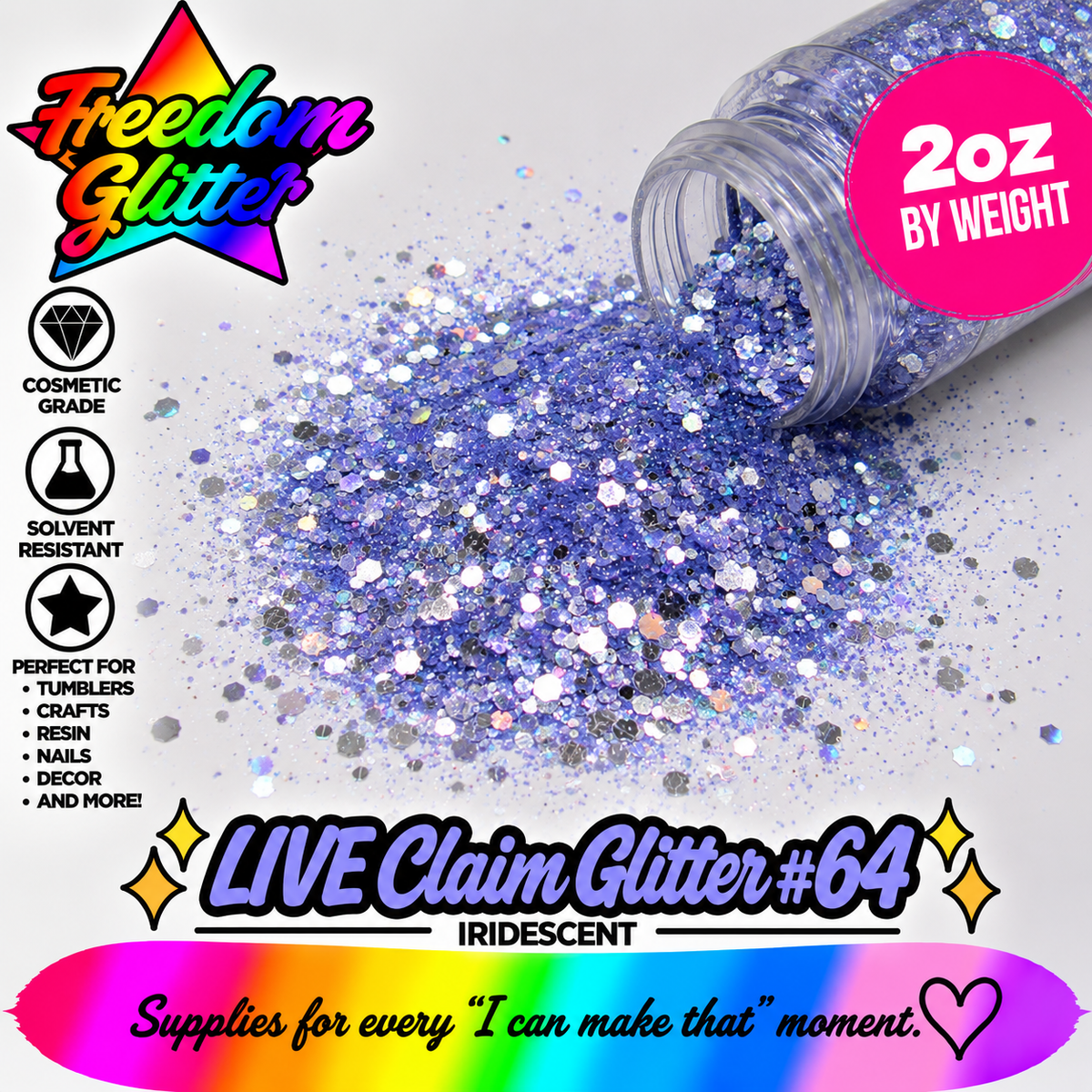 LIVE Claim Glitter #64