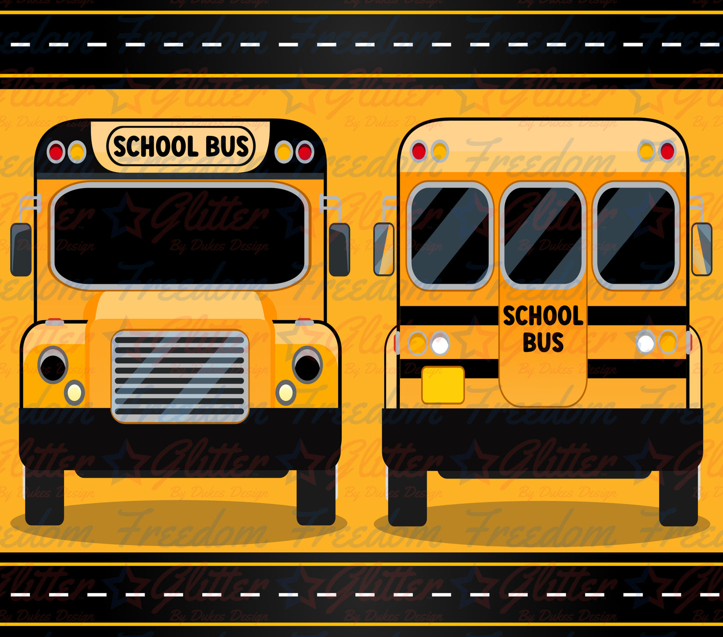 School Bus (Printed Vinyl)