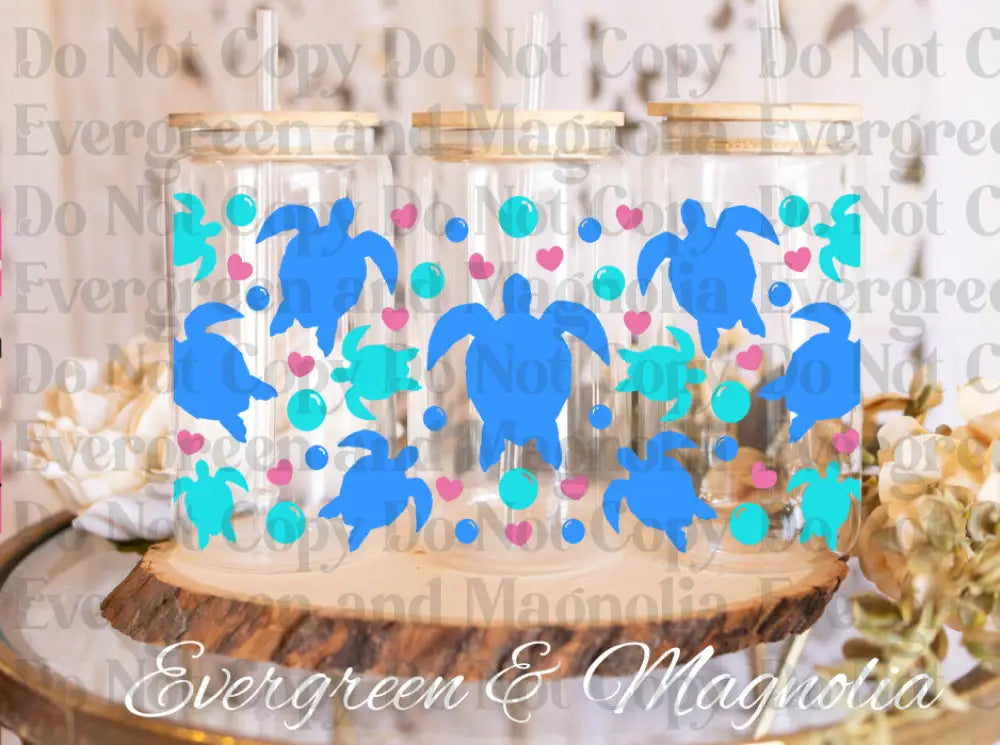 Sea Turtle Libbey 16