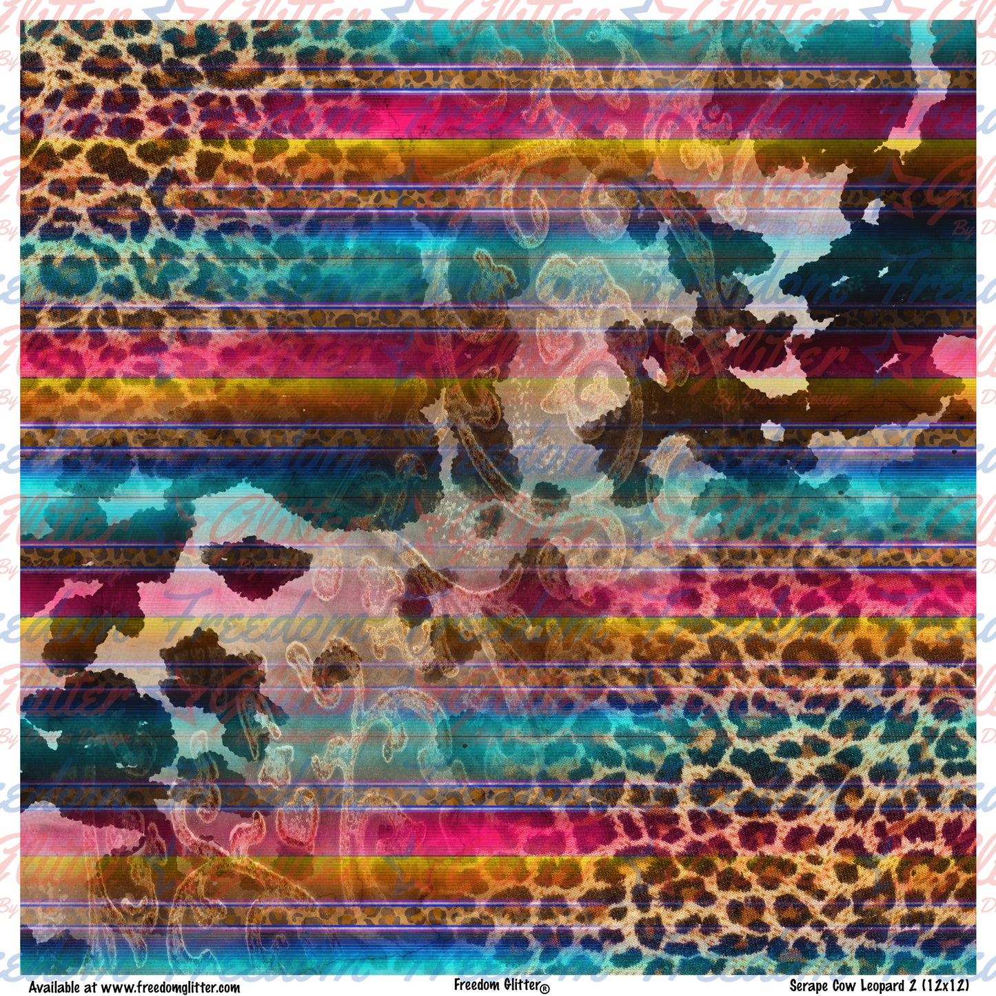 Serape Cow Leopard 2