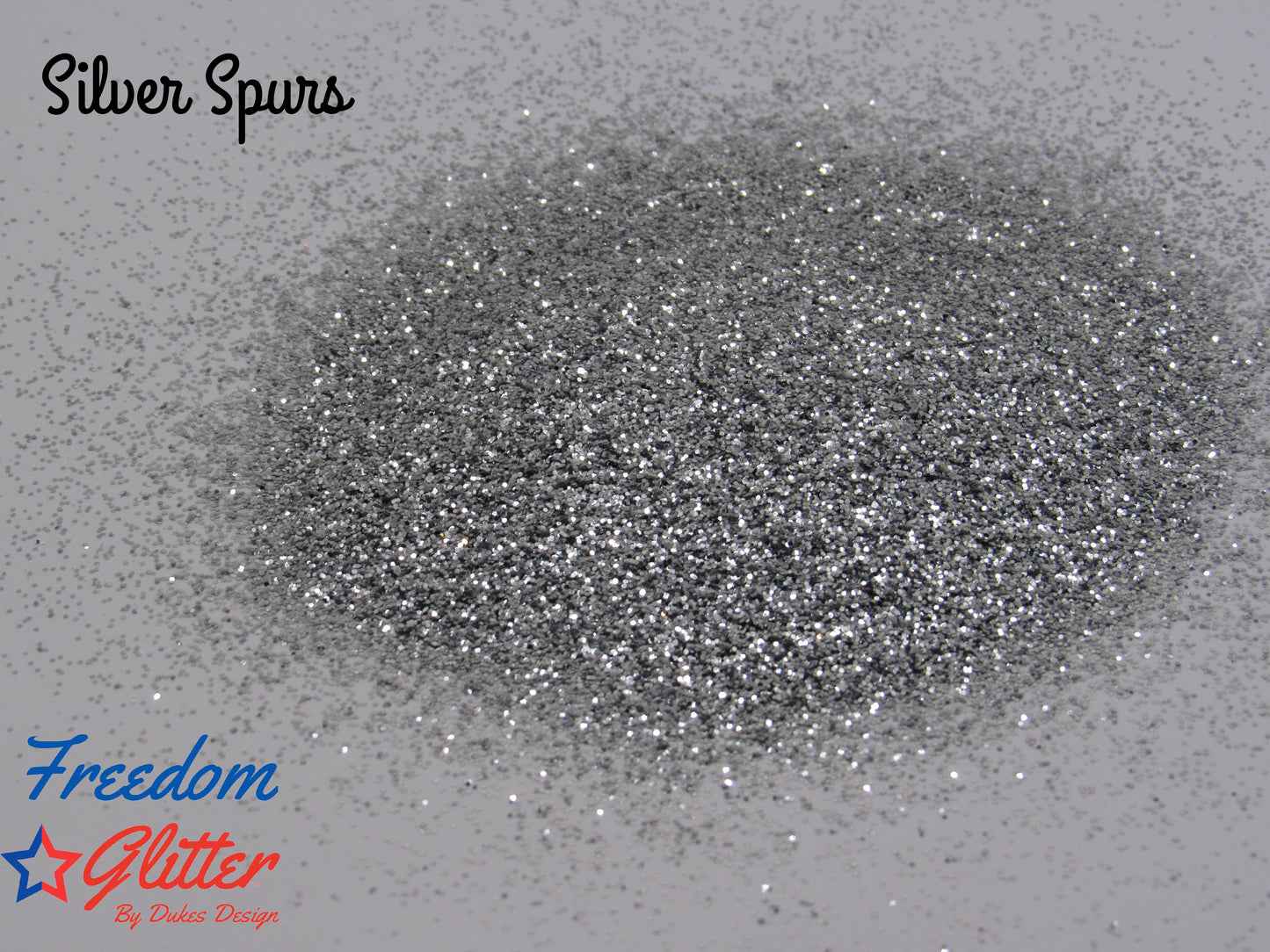Silver Spurs (Metallic Glitter)