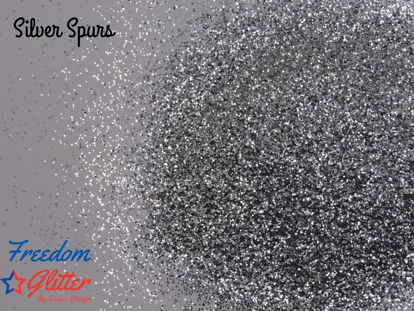 Silver Spurs (Metallic Glitter)
