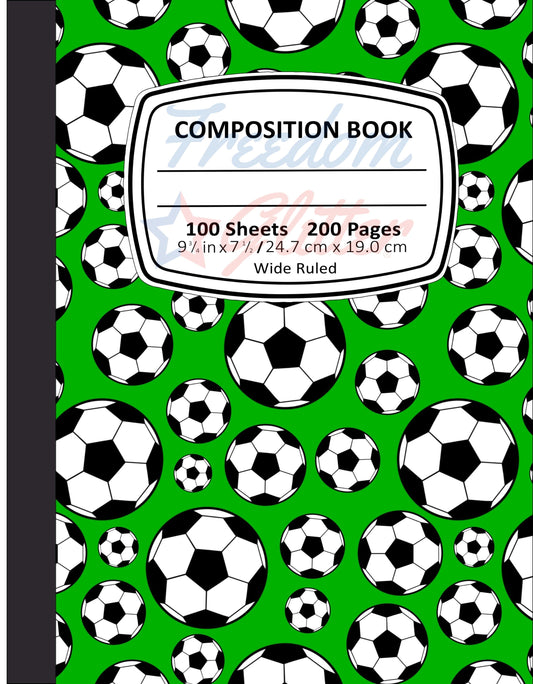 Soccer Notebook Cover