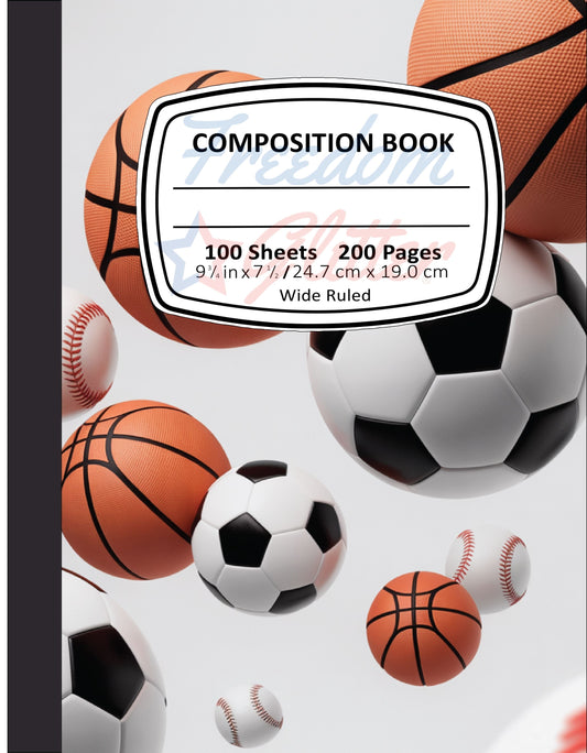 Sports 2 Notebook Cover