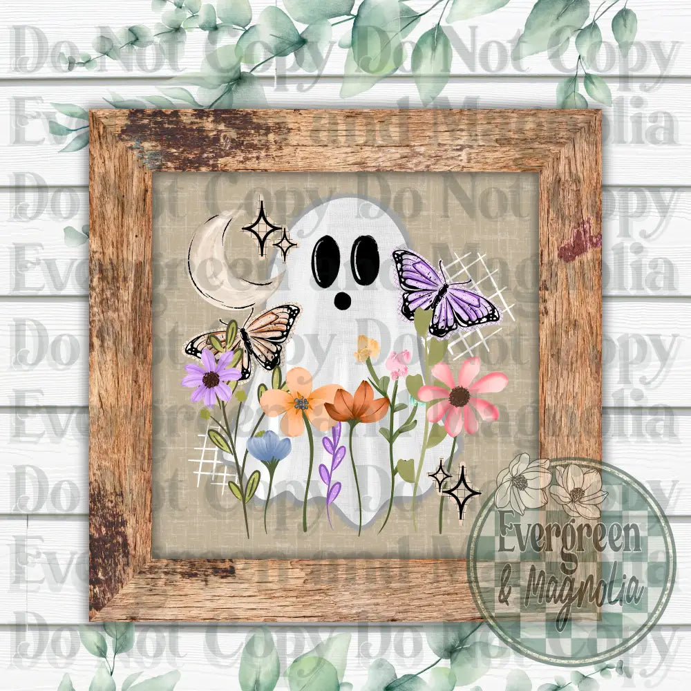 Spring floral ghost