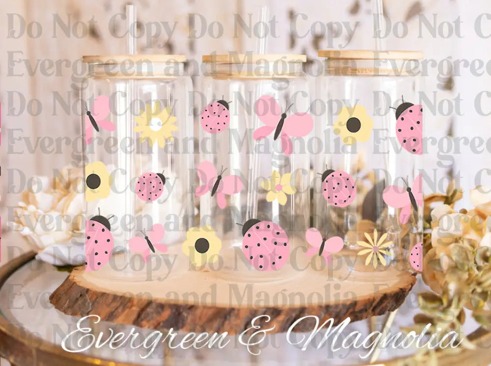 Spring flowers & butterflies