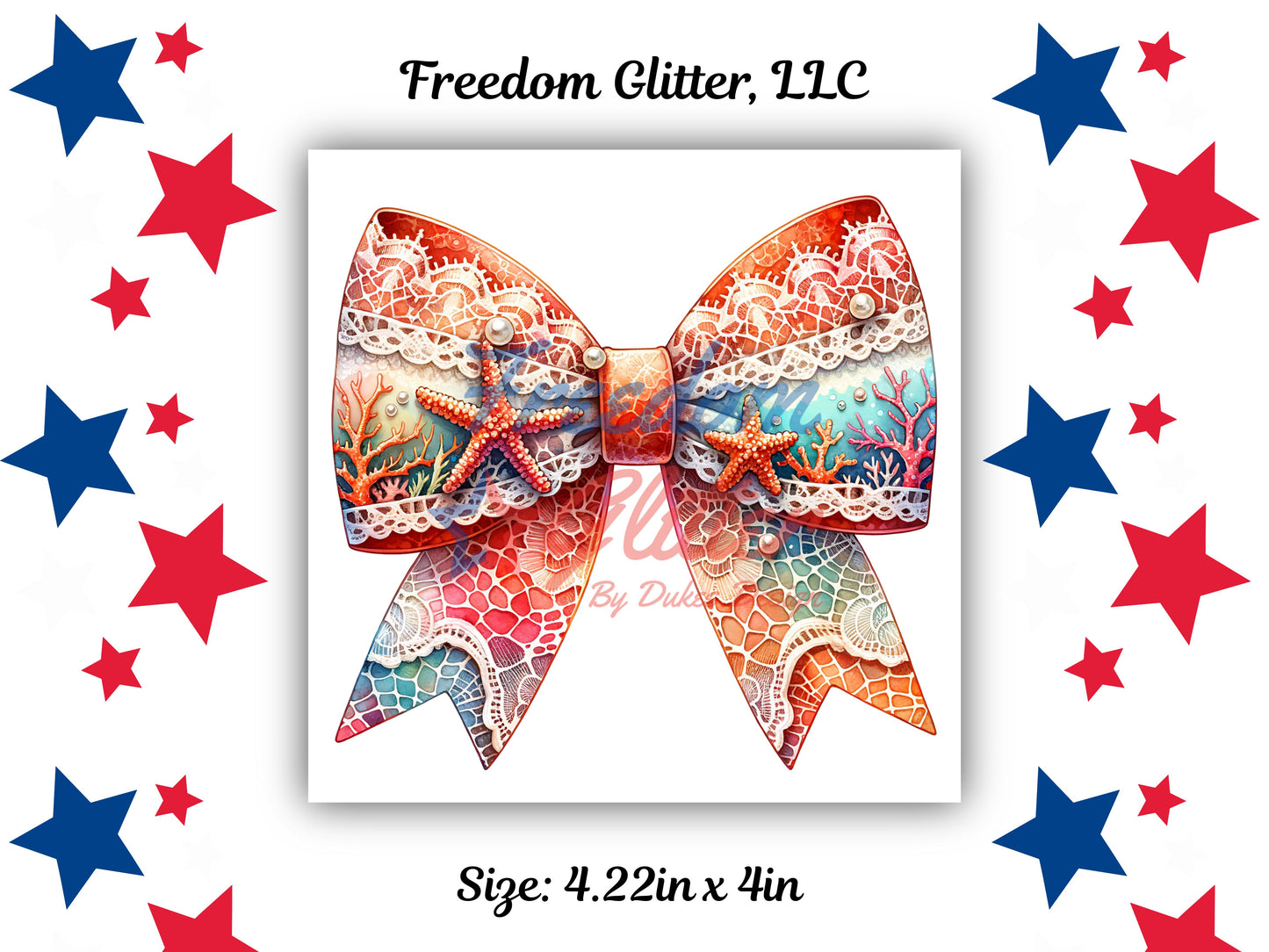 Starfish Coral Decal (UVDTF)