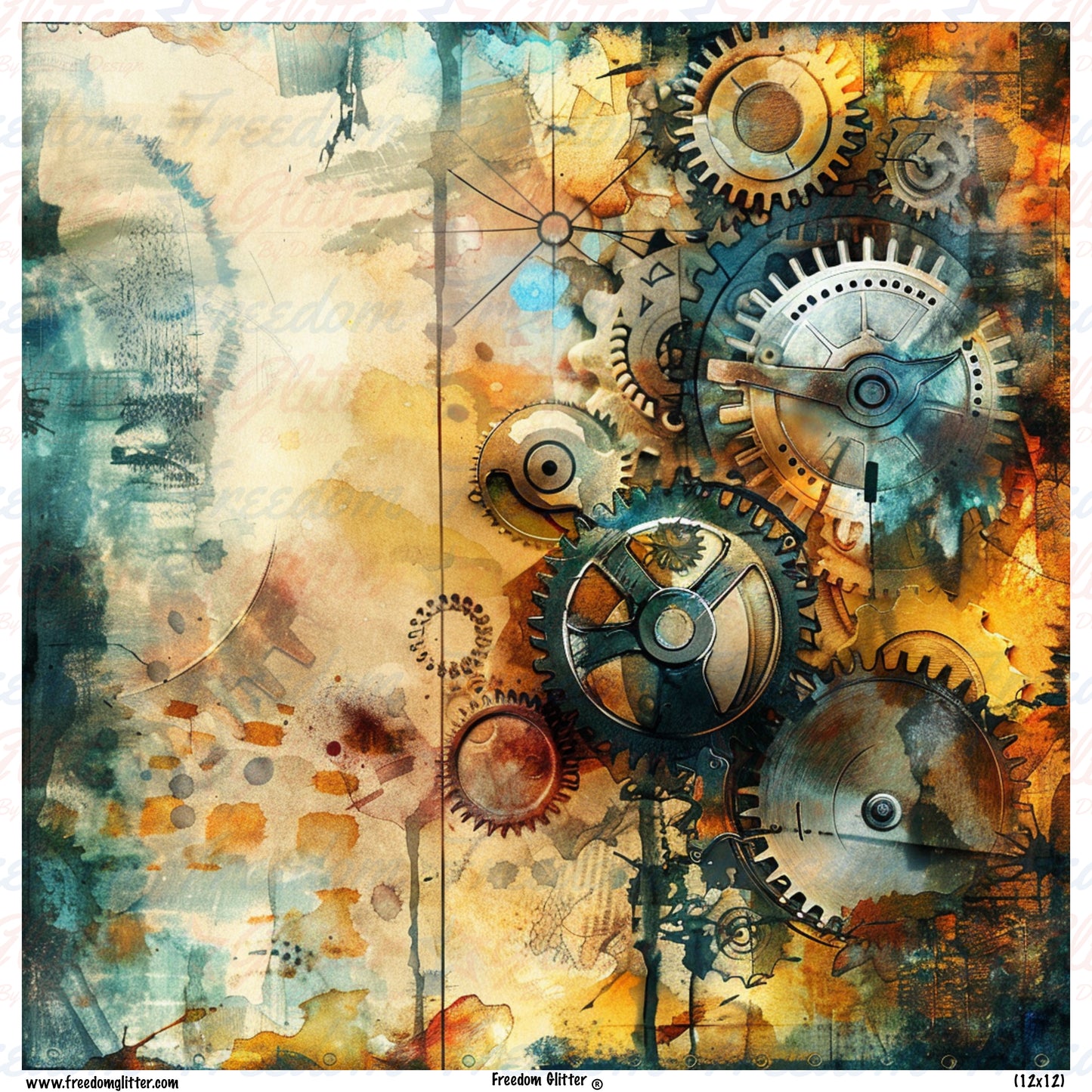 Steampunk Grunge 2 (Printed Vinyl)