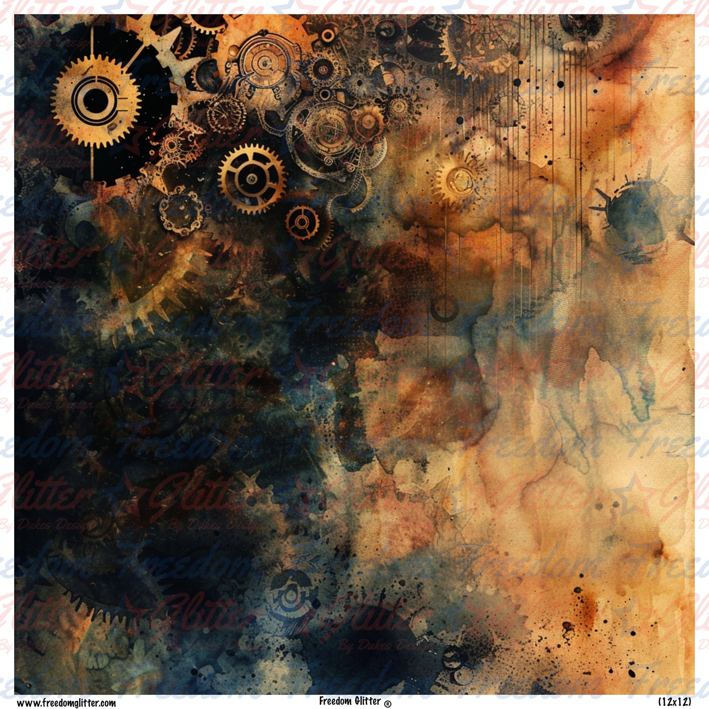 Steampunk Grunge 5 (Printed Vinyl)