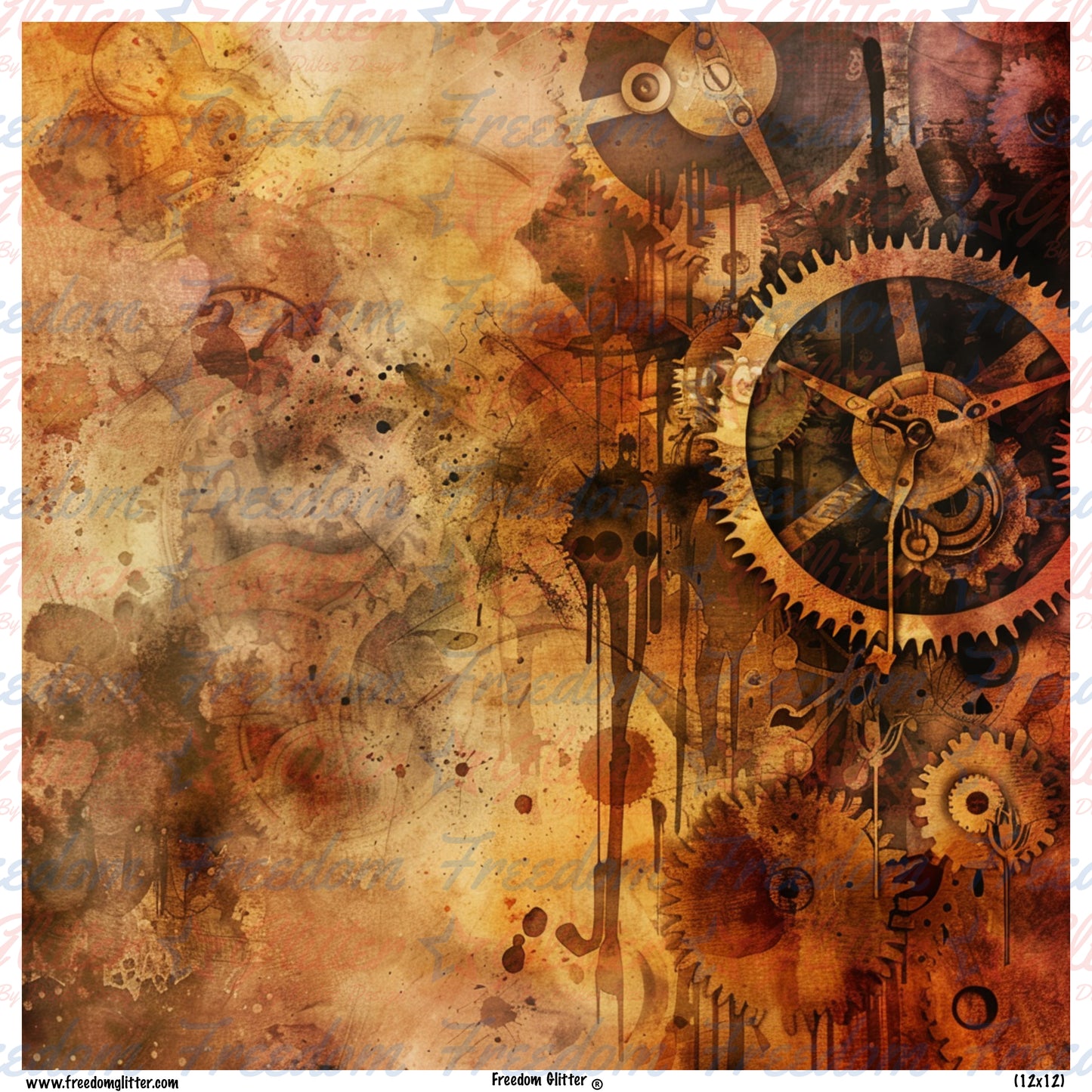Steampunk Grunge 6 (Printed Vinyl)