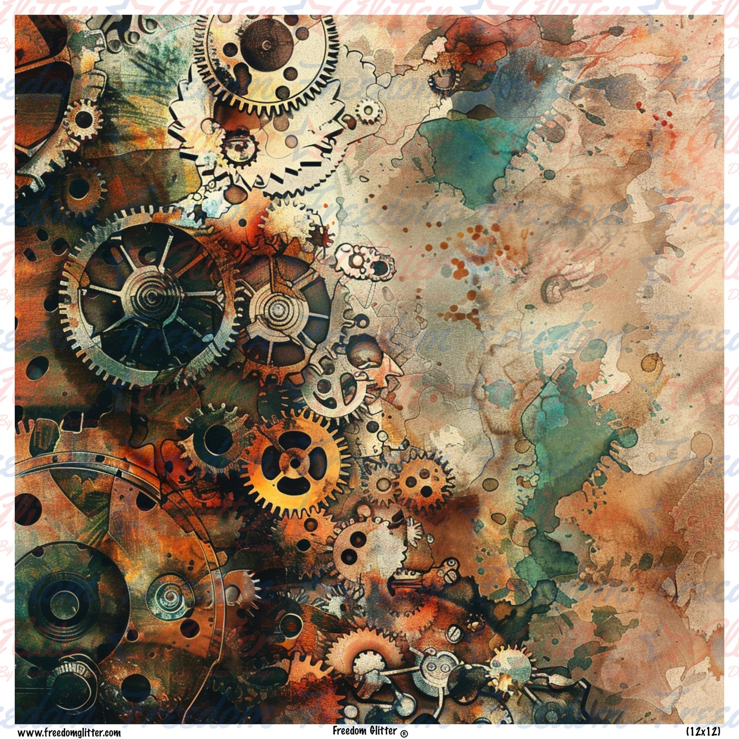 Steampunk Grunge 7 (Printed Vinyl)
