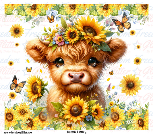 Sunflower Highland 2(Printed Vinyl)